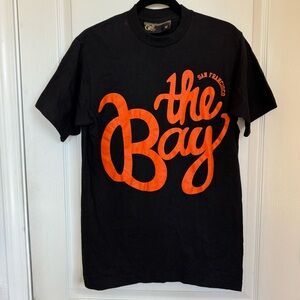 Black and Orange Graphic T-Shirt